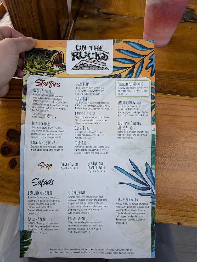 On the Rocks Smoke House & Tiki Bar Menu image 3